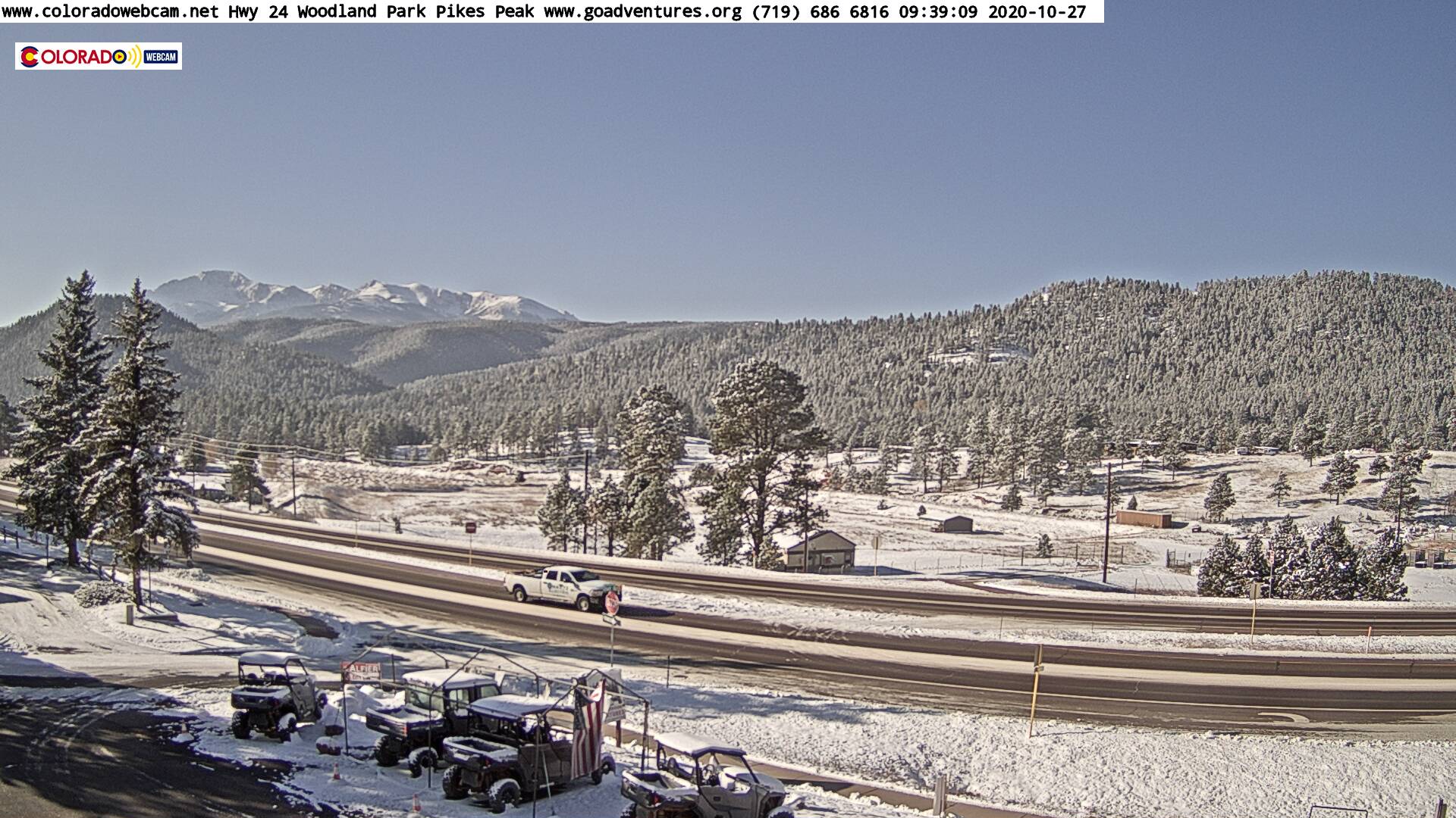 Woodland Park Pikes Peak Hwy 24 cam Great Outdoor Adventures (719
